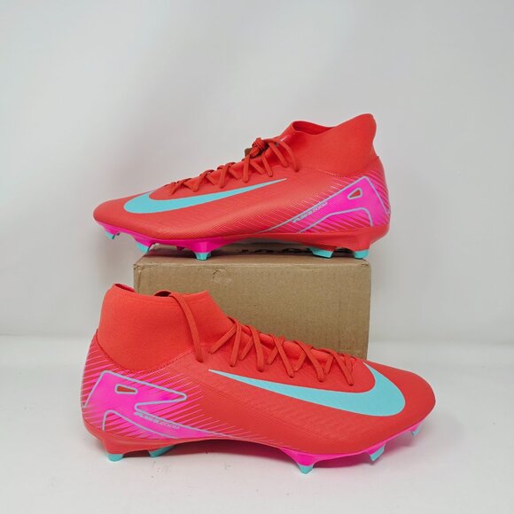 Nike Zoom Mercurial Superfly 10 FQ1456-800 Men Sz 13 Academy FG/MG Soccer Sports - Picture 1 of 8